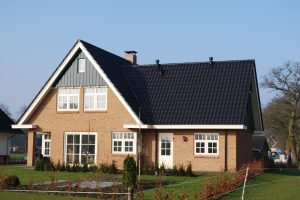 Woning met lichte gele bakstenen 2